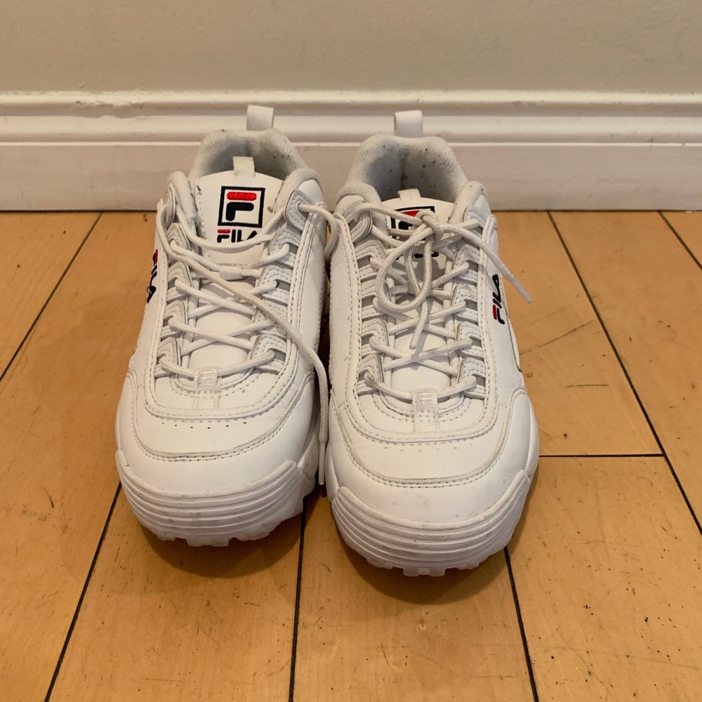 Fila white sneakers